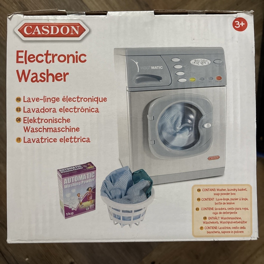 Casdon Electronic Washer Kids toy 3+